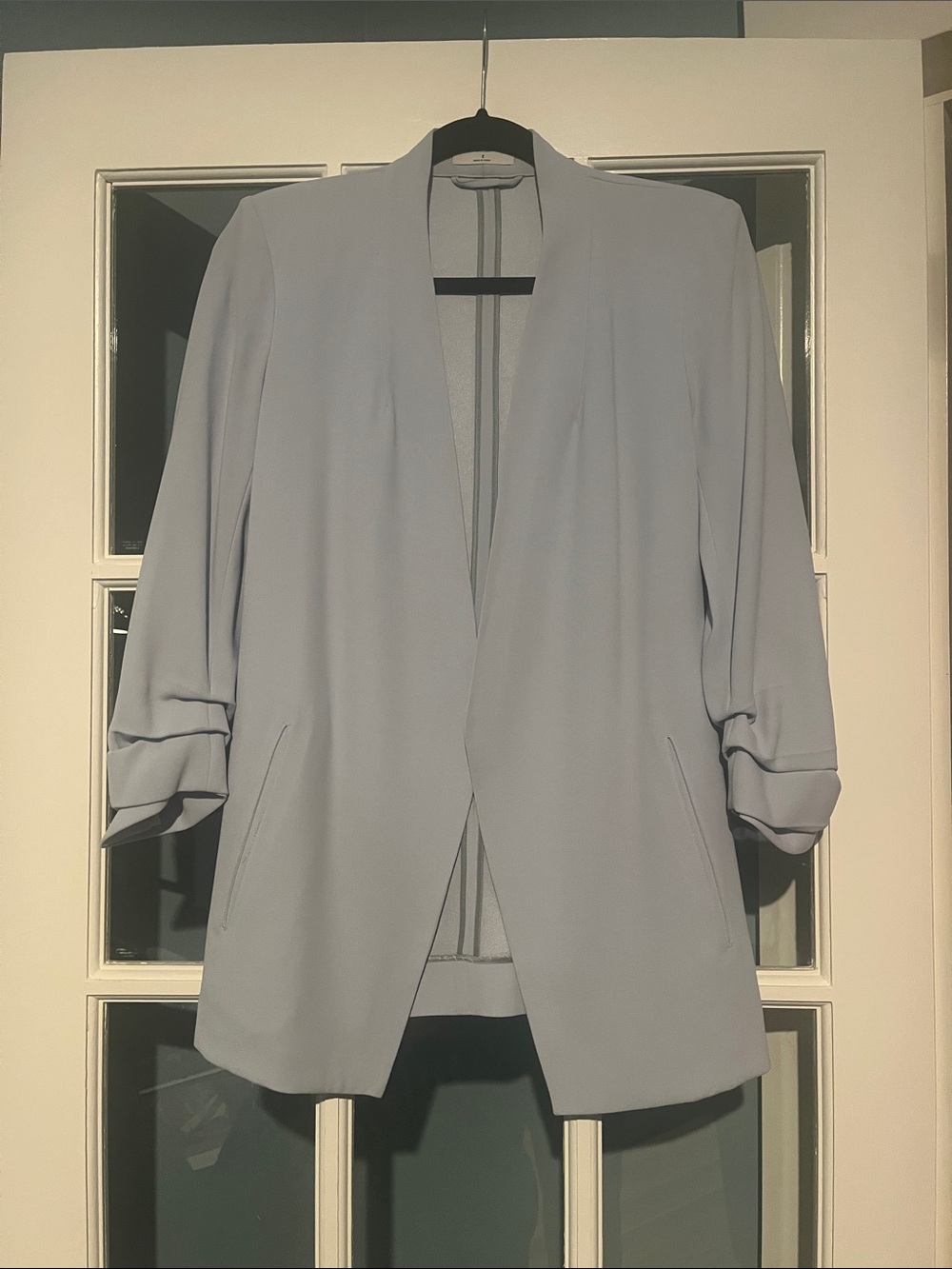 Babaton Ice Blue Power Blazer